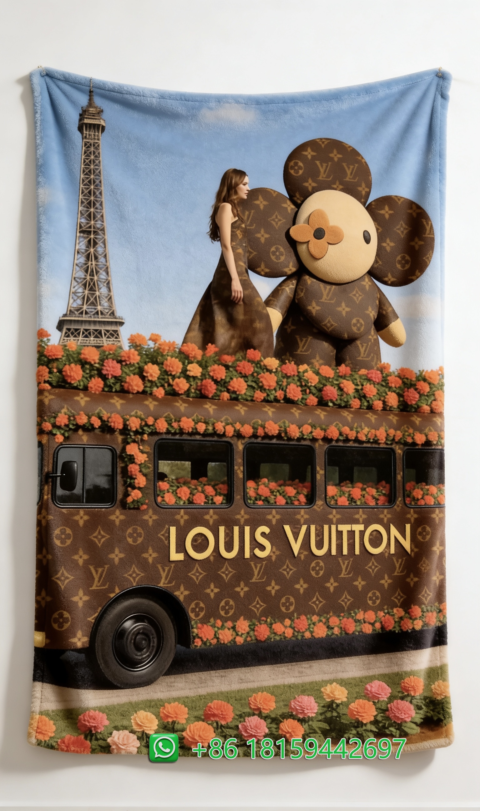 Louis Vuitton Throw Blankets